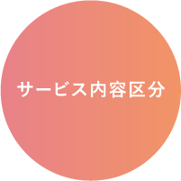 サービス内容区分